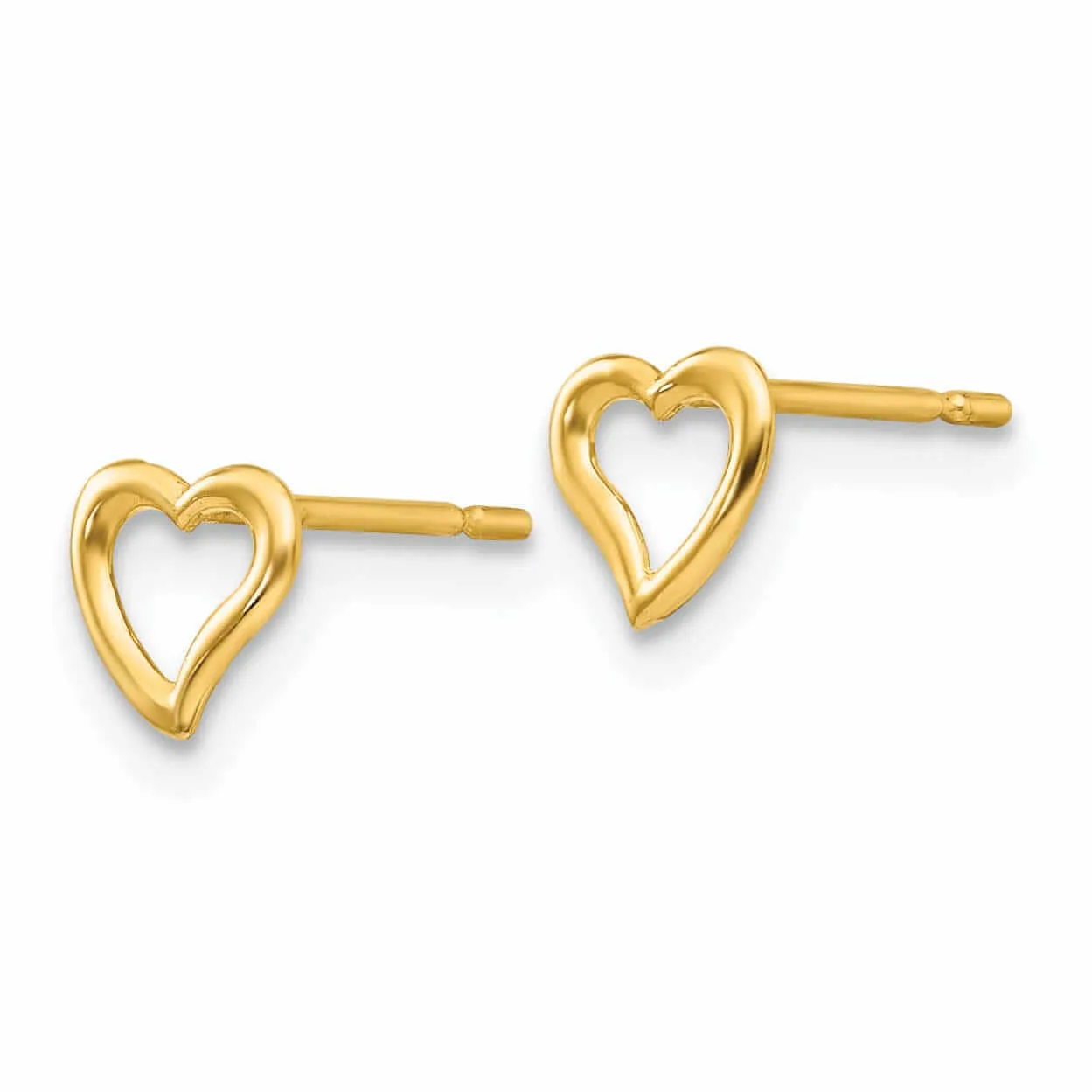 14k Madi K Childrens Heart Post Earrings