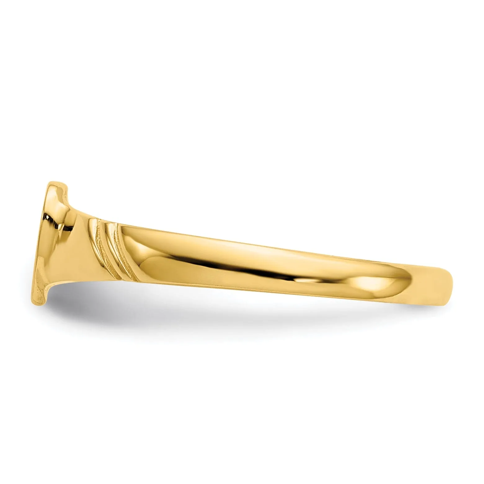 14k Yellow Gold Children's Heart Children's Ring