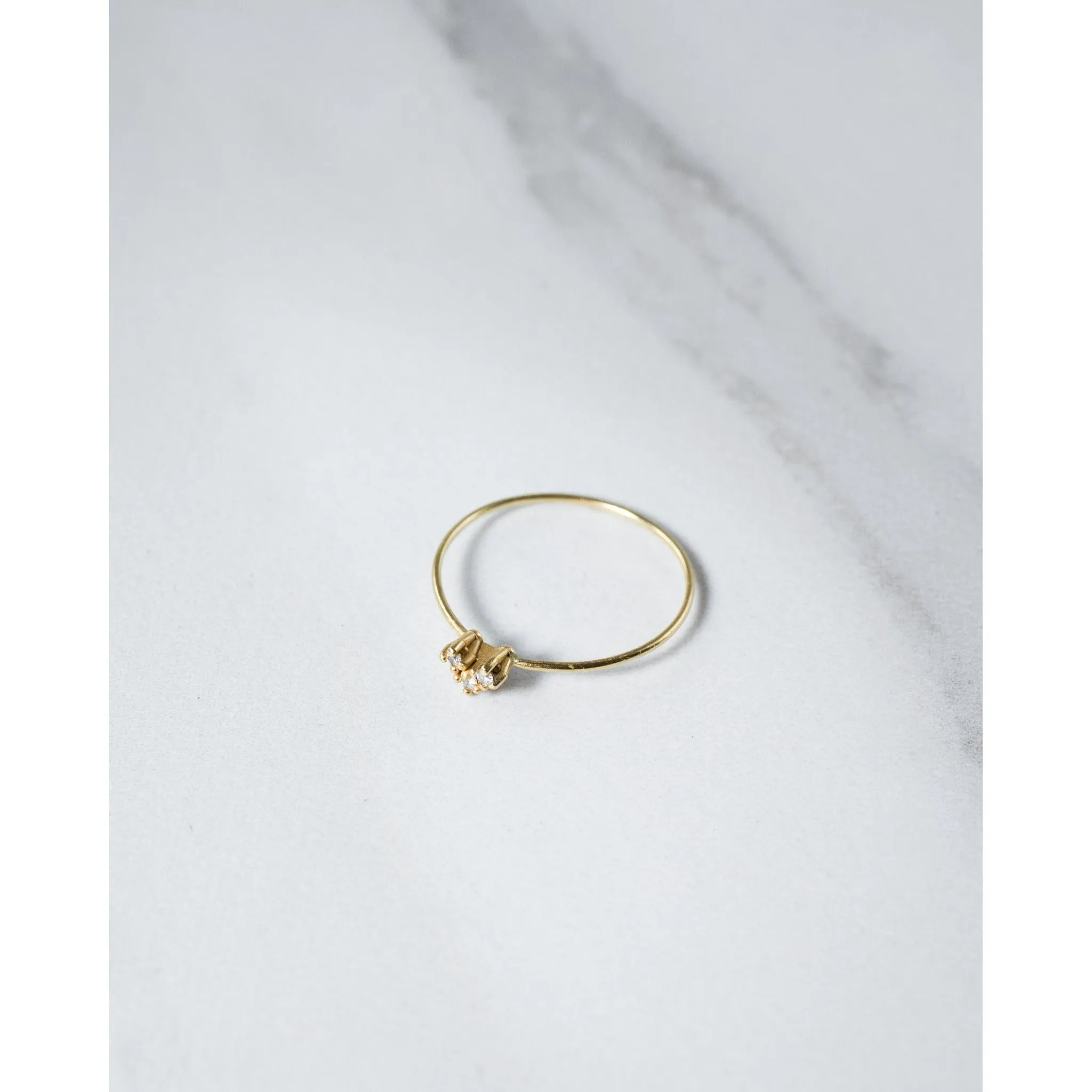 14kt Coronet Diamond Ring
