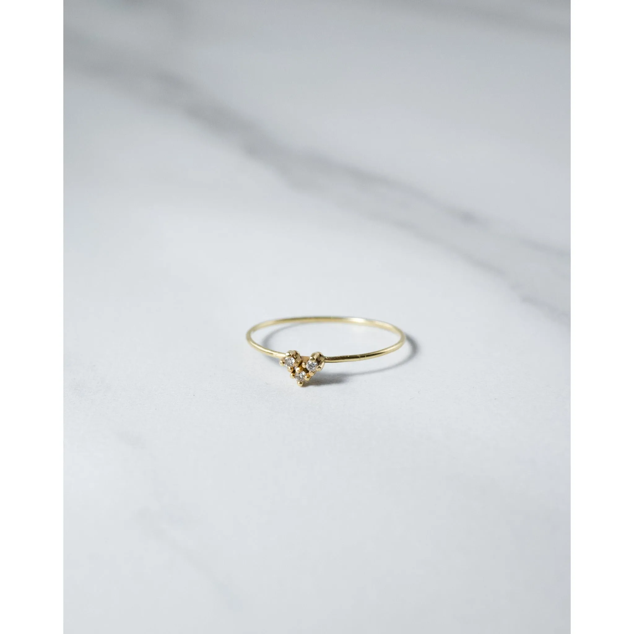 14kt Coronet Diamond Ring