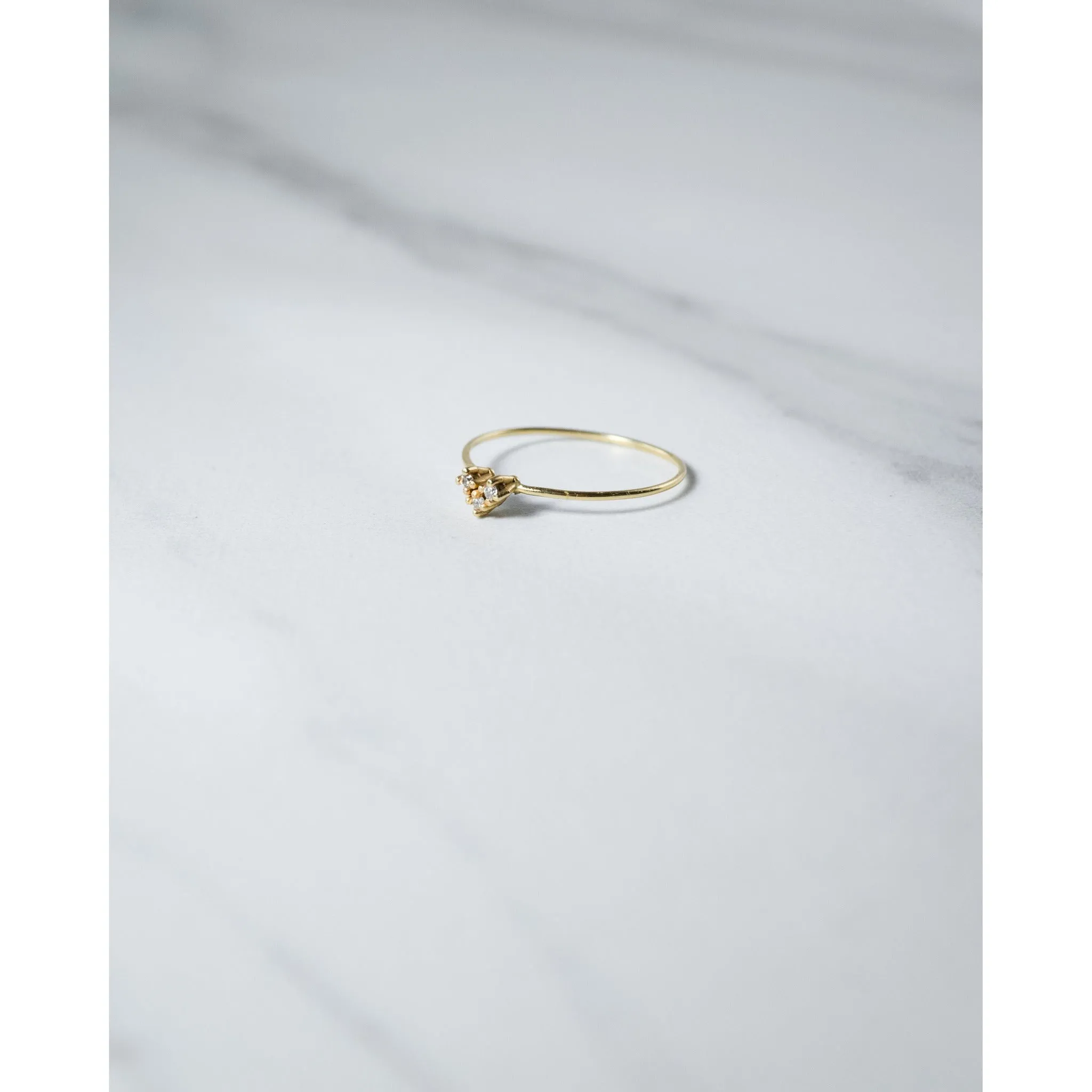 14kt Coronet Diamond Ring
