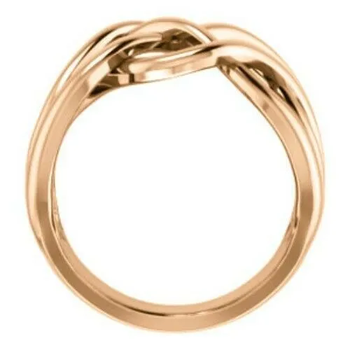 14KT Rose Gold Artistic Open Weave Ring