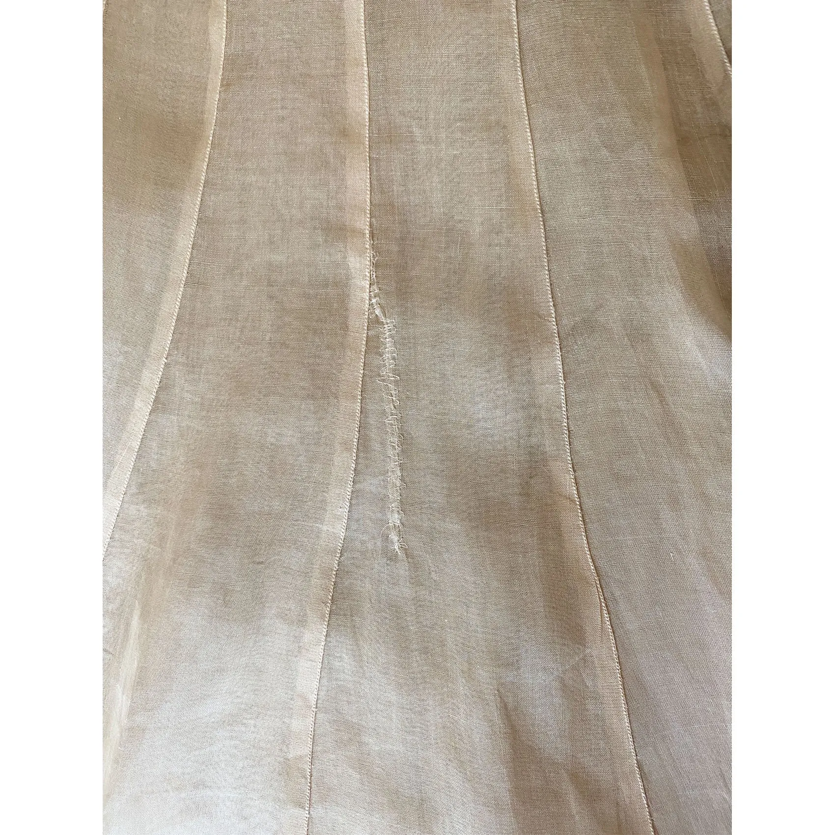 1930s Soutache Trimmed Organza Dress