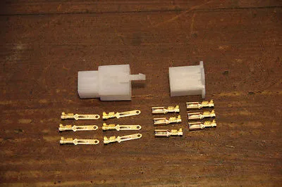 2.8mm 6 Pin Connector Terminals Adapters 5 Set