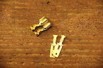 6.3mm 2 Pin eBike Scooter Electric Bike Connector Terminals Adapters 10 Set