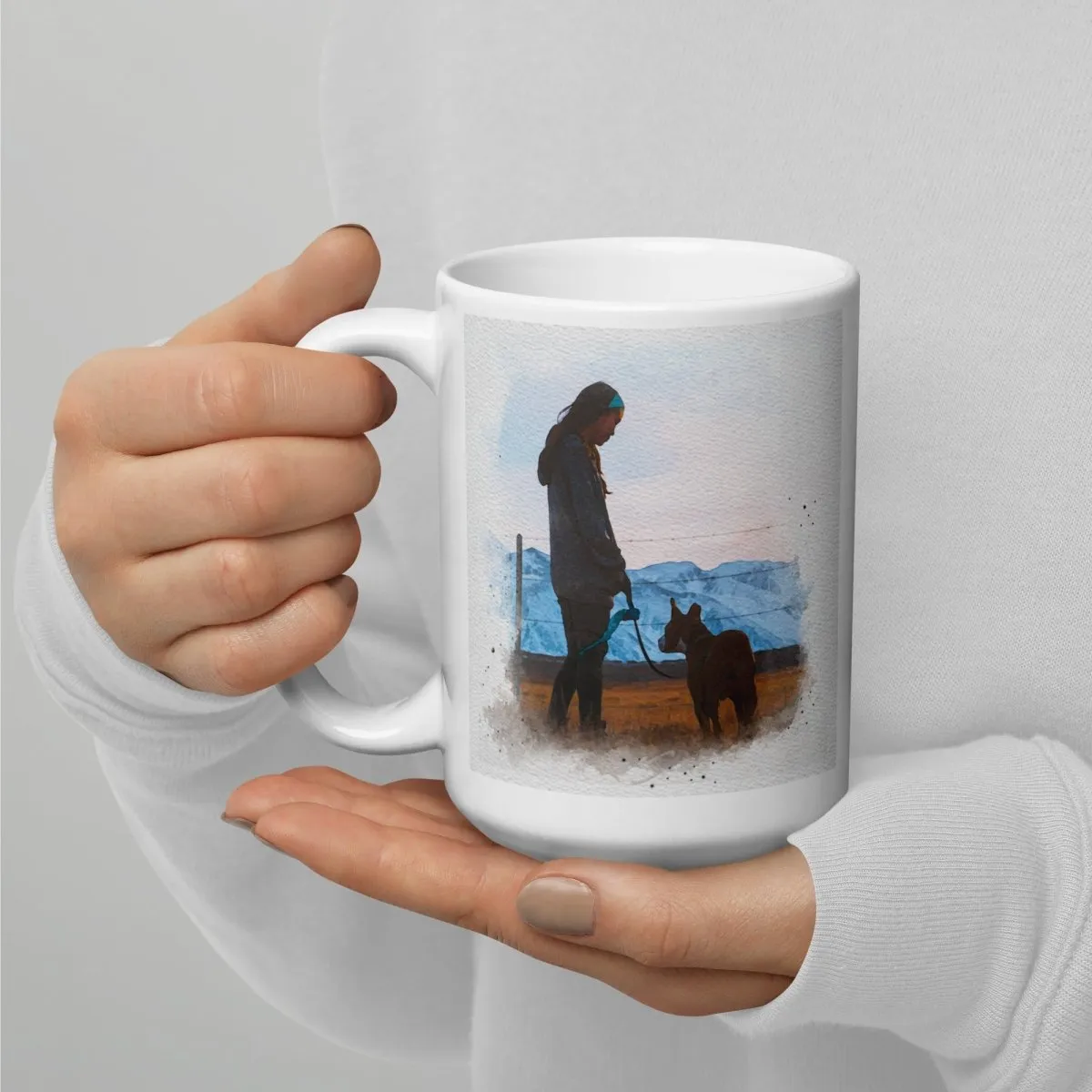 A Girl and Her Dog Mug
