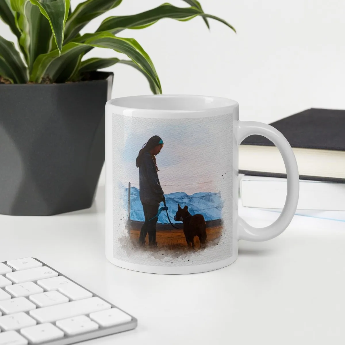A Girl and Her Dog Mug