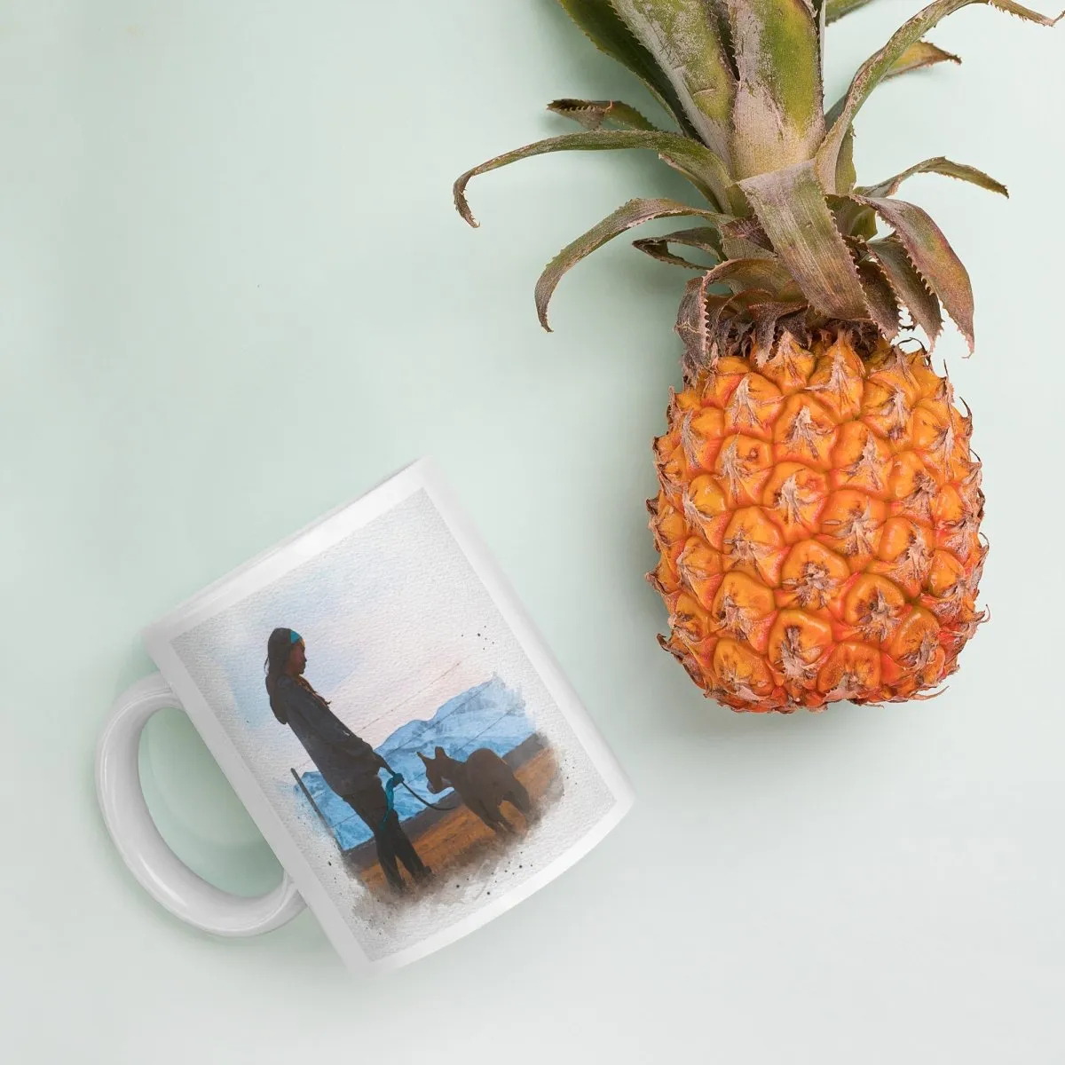 A Girl and Her Dog Mug