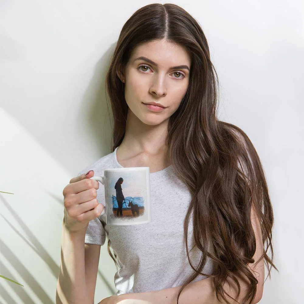 A Girl and Her Dog Mug