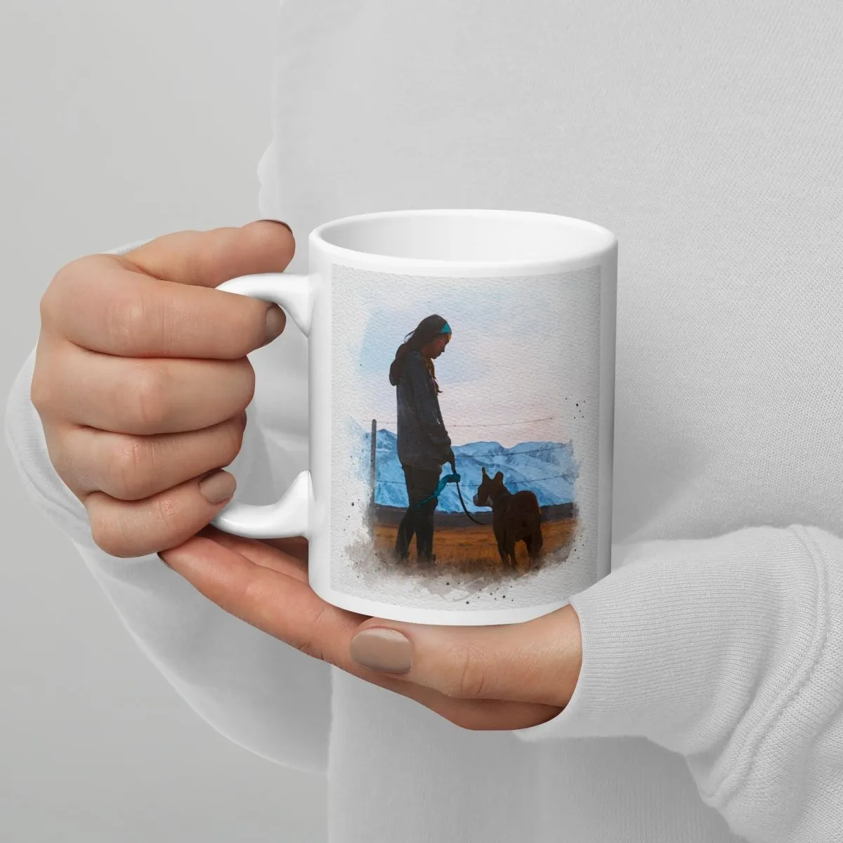 A Girl and Her Dog Mug