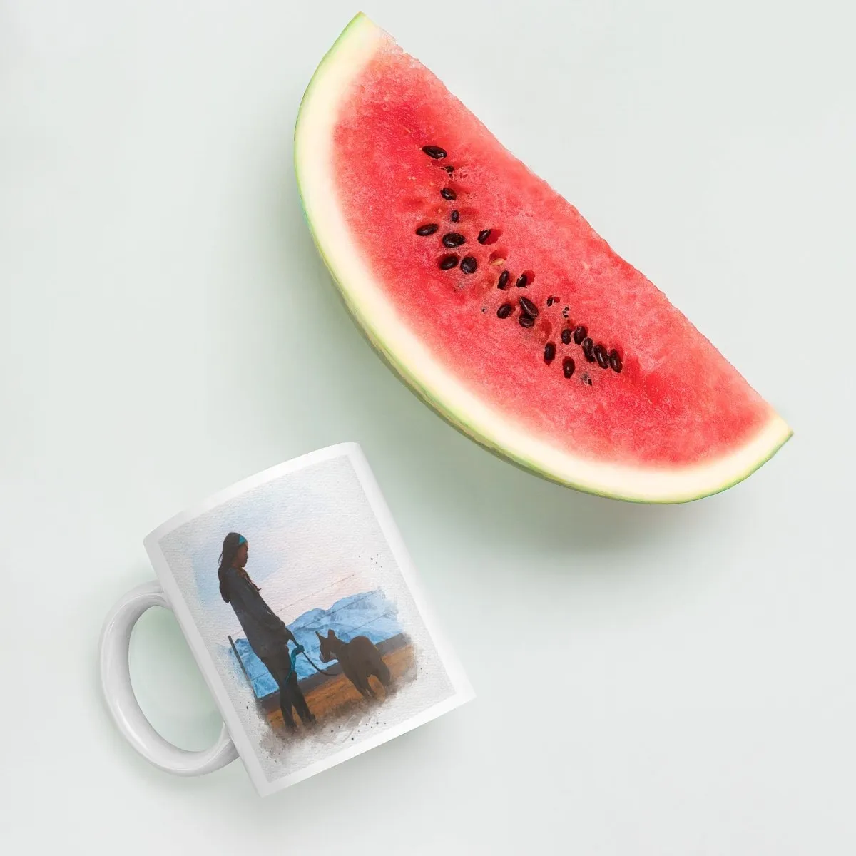 A Girl and Her Dog Mug