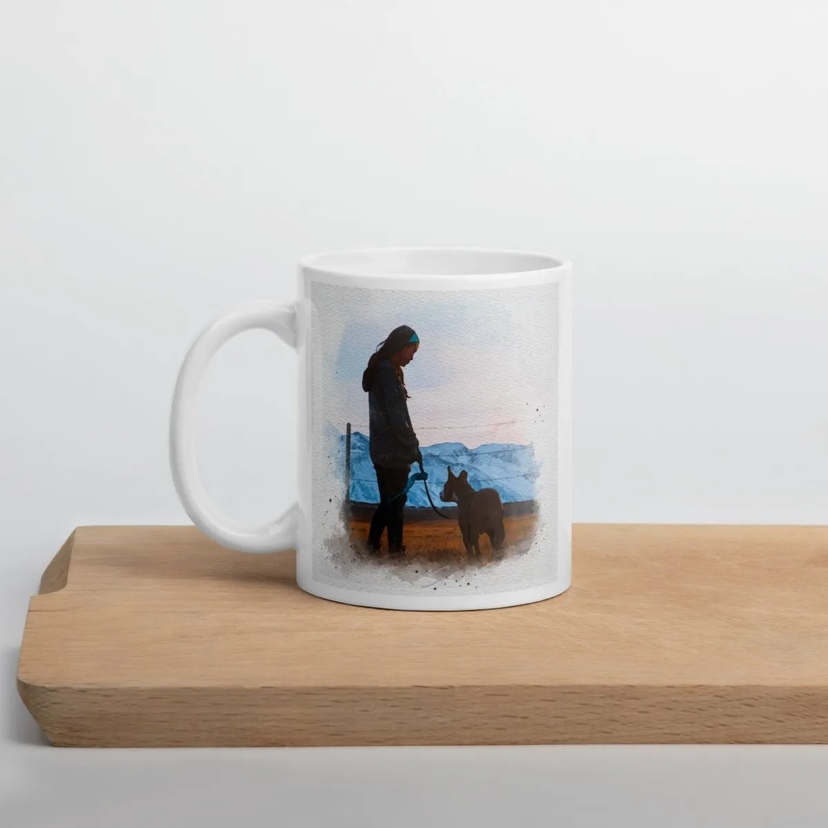 A Girl and Her Dog Mug