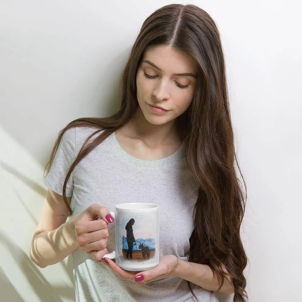 A Girl and Her Dog Mug