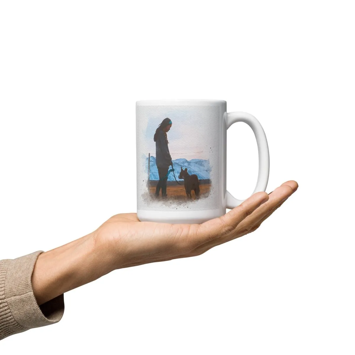 A Girl and Her Dog Mug