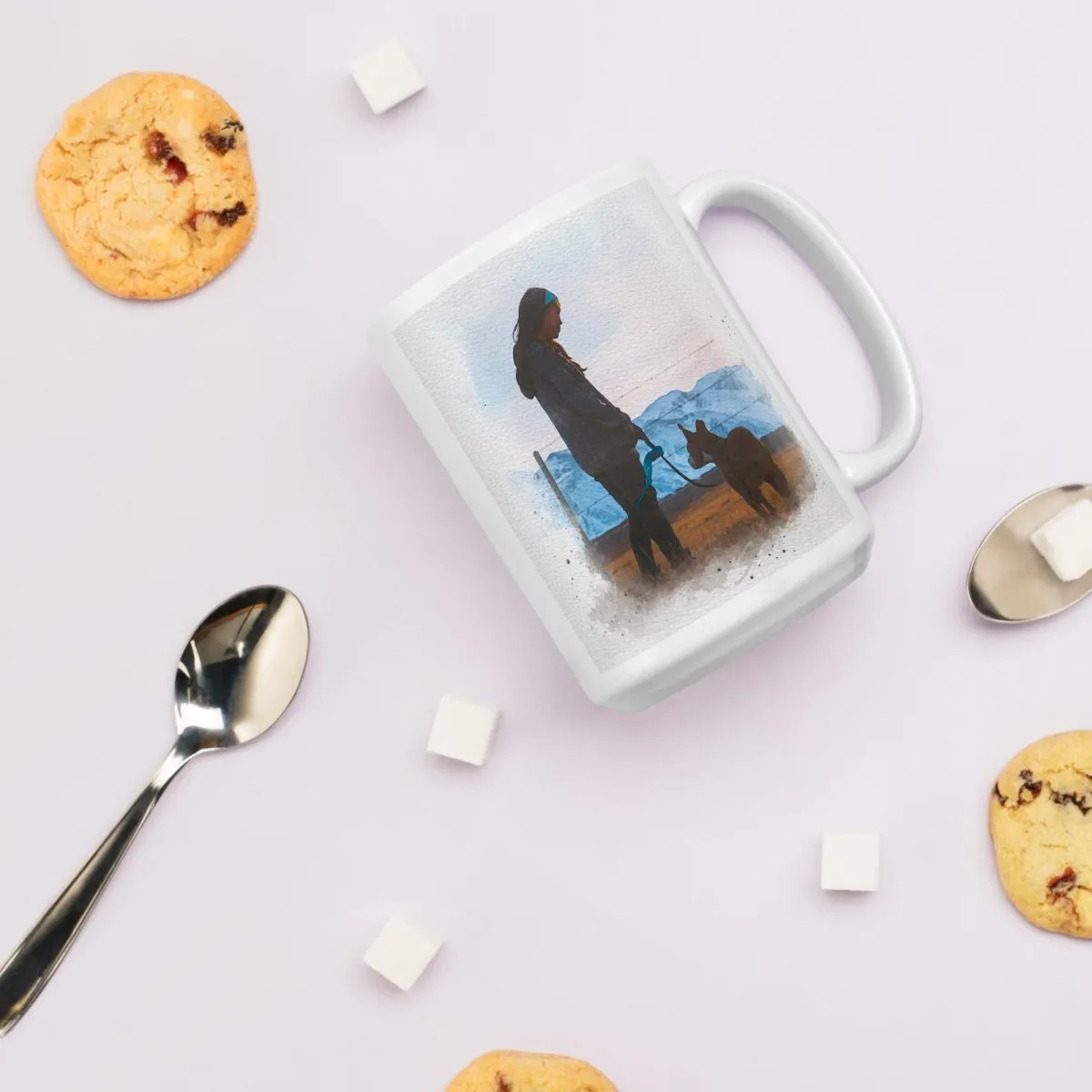 A Girl and Her Dog Mug