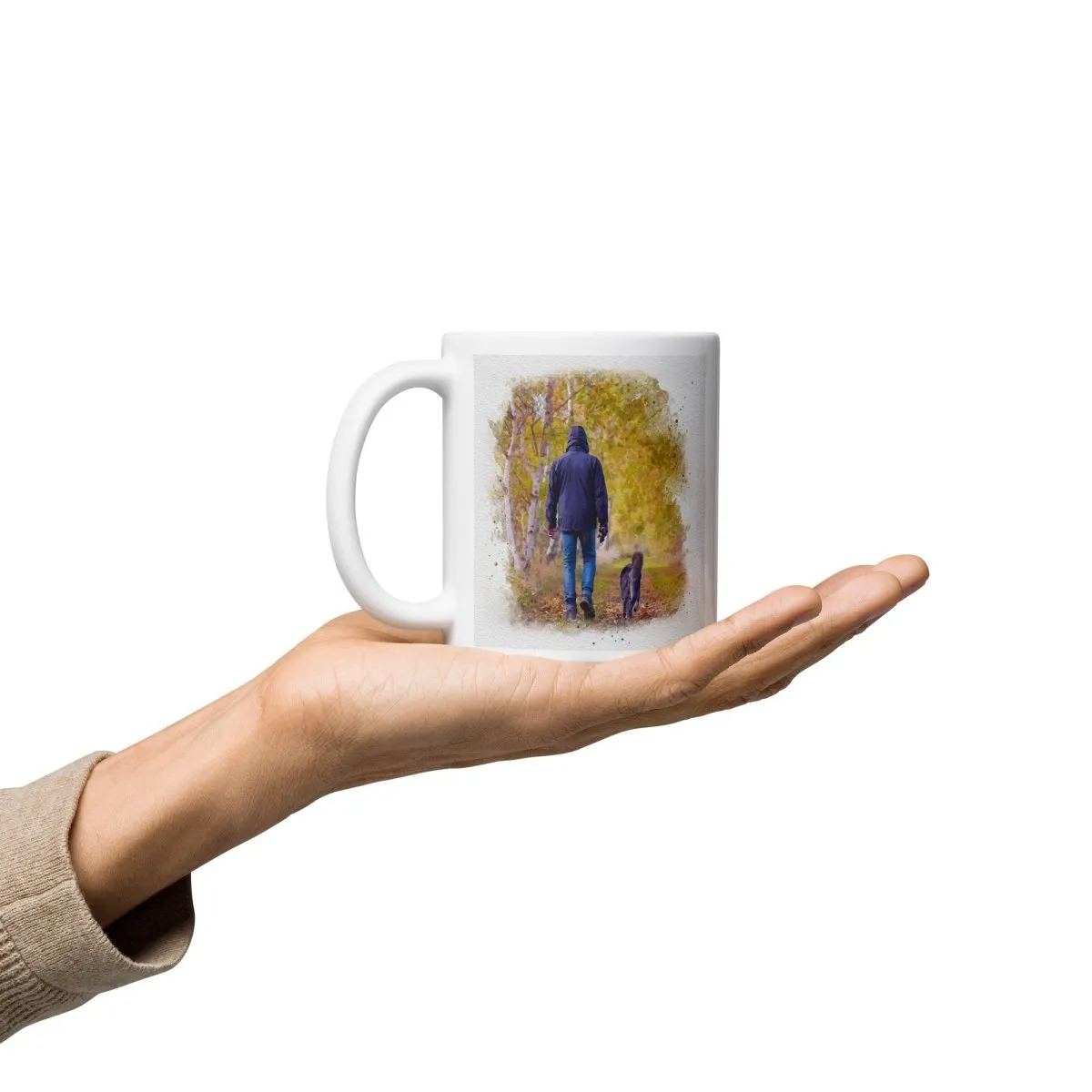A Man and His Dog Mug