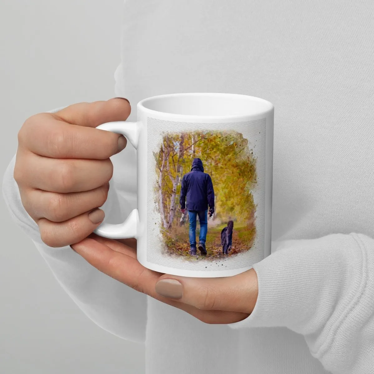 A Man and His Dog Mug