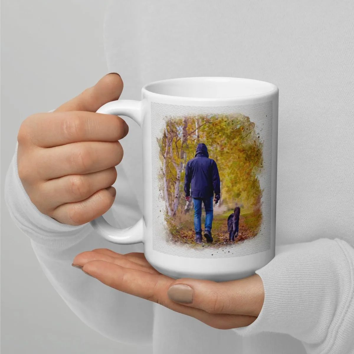 A Man and His Dog Mug