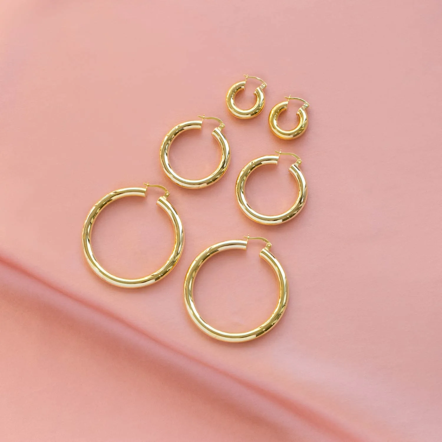 Adina's Chunky Hollow Hoop Earring