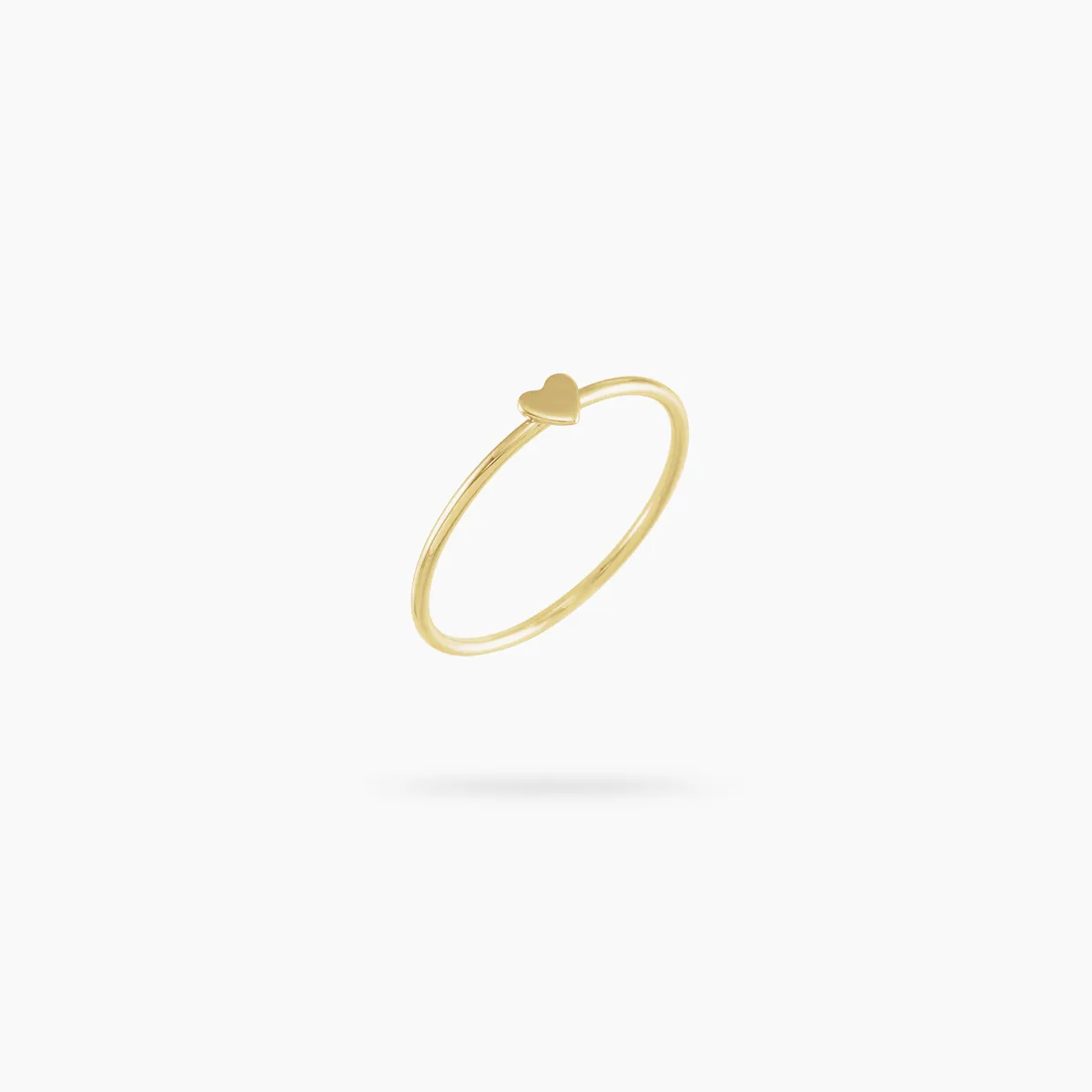 Amare Wear 14K Stackable Mini Heart Ring