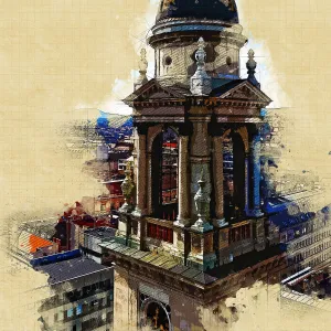 Architecture 2 Sketch Painting PS Action