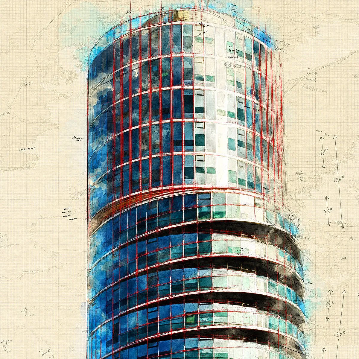 Architecture Blueprint Sketch