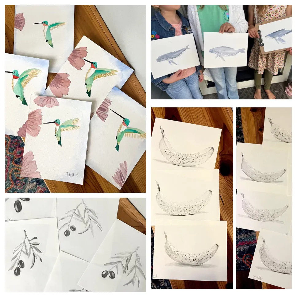 Art Classes for Kids, 5 Week Session - Tuesdays 6:00-7:30pm, October 22nd - November 19th