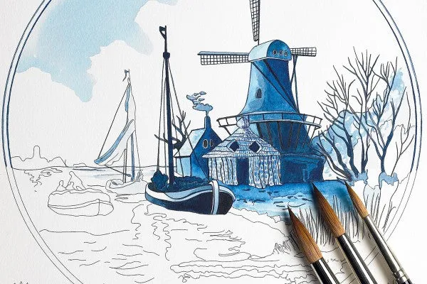 Art Coloring Cards