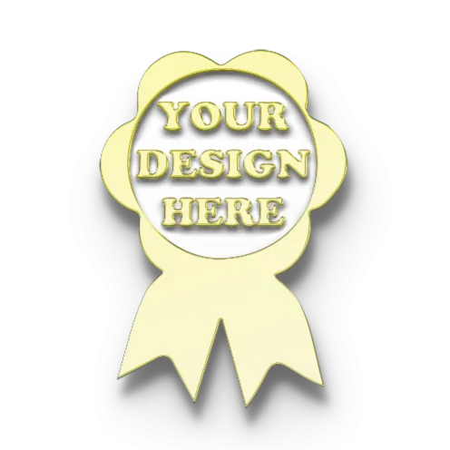 Award Pins with Custom Center Design