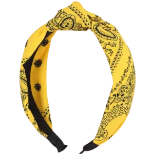 Bandana Haarreif Gelb