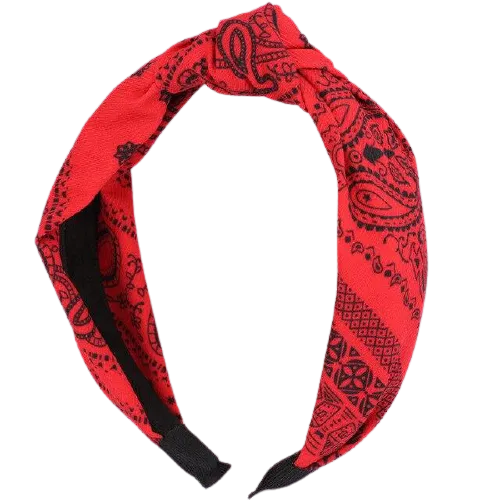 Bandana Haarreif Rot