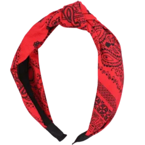 Bandana Haarreif Rot