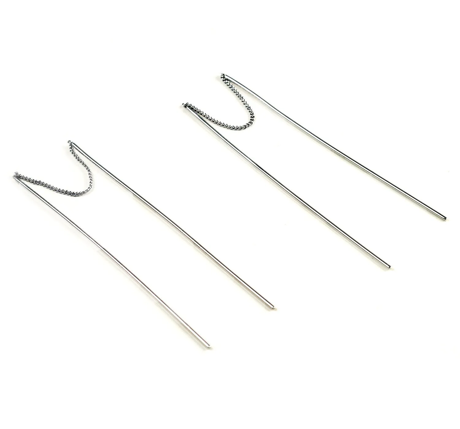 Bar and Chain Threader Earrings