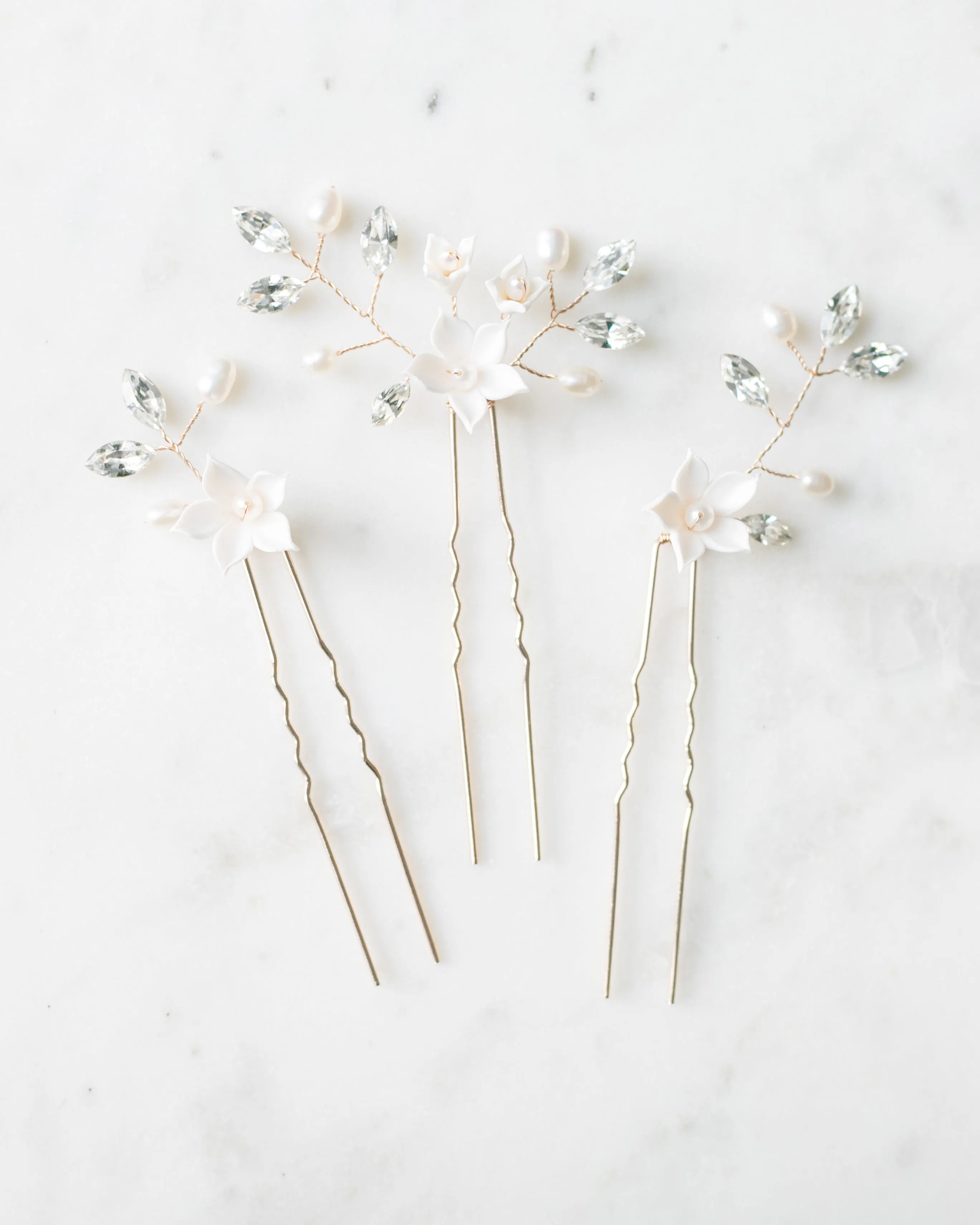 Belle Fleur Hair Pins