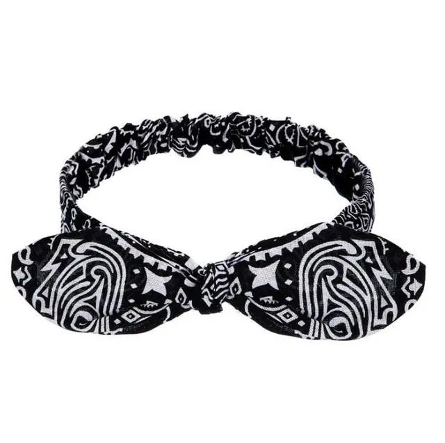Black Bandana Haarband