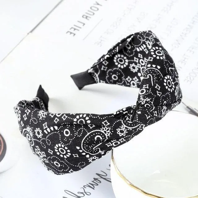 Black Bandana Haarreif