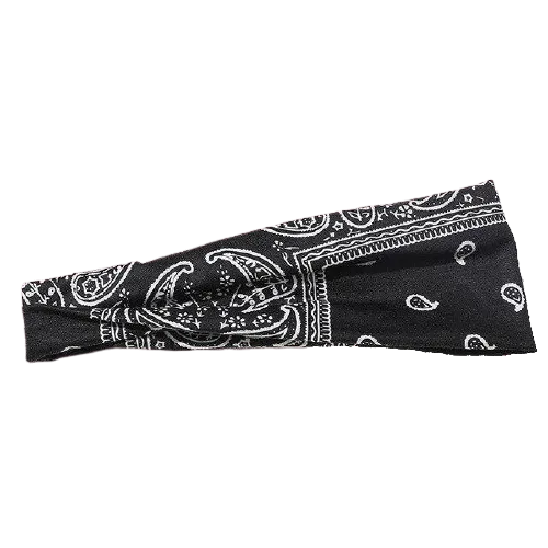 Black Bandana Stirnband