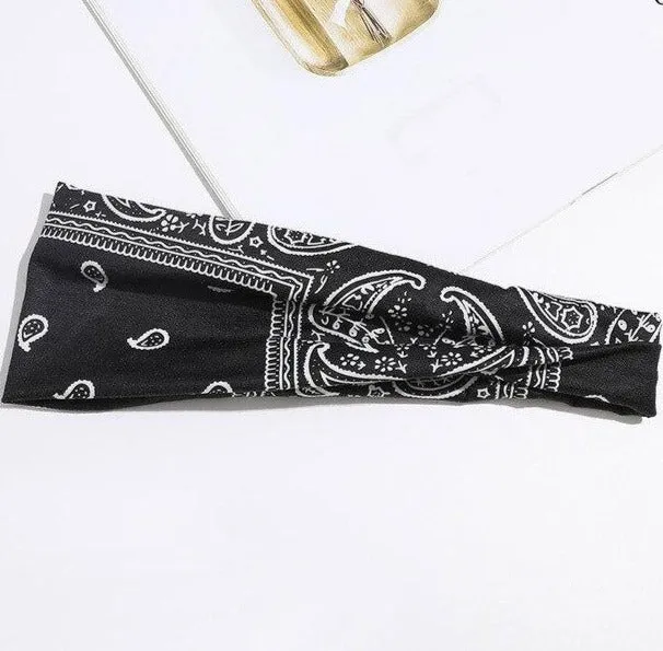 Black Bandana Stirnband