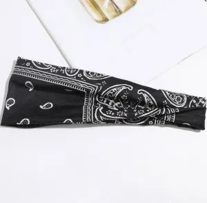 Black Bandana Stirnband