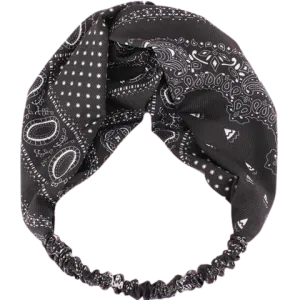 Black Elastic Bandana Headband