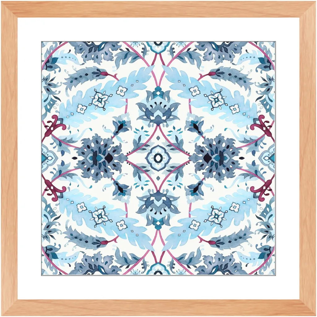 Blue Tile Triptych