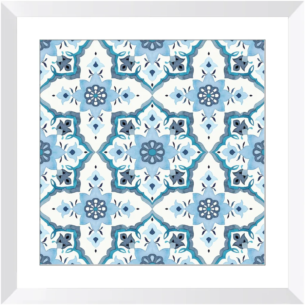 Blue Tile Triptych