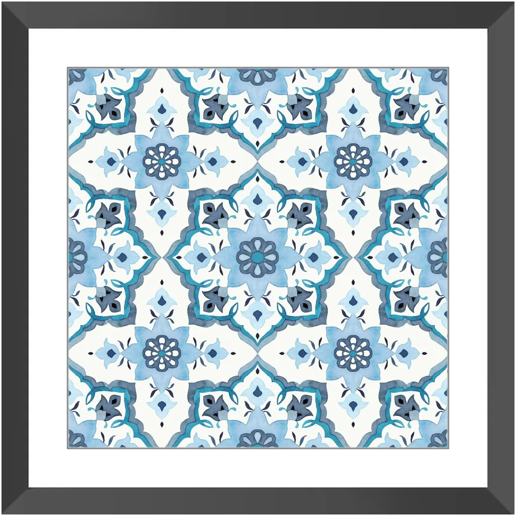 Blue Tile Triptych