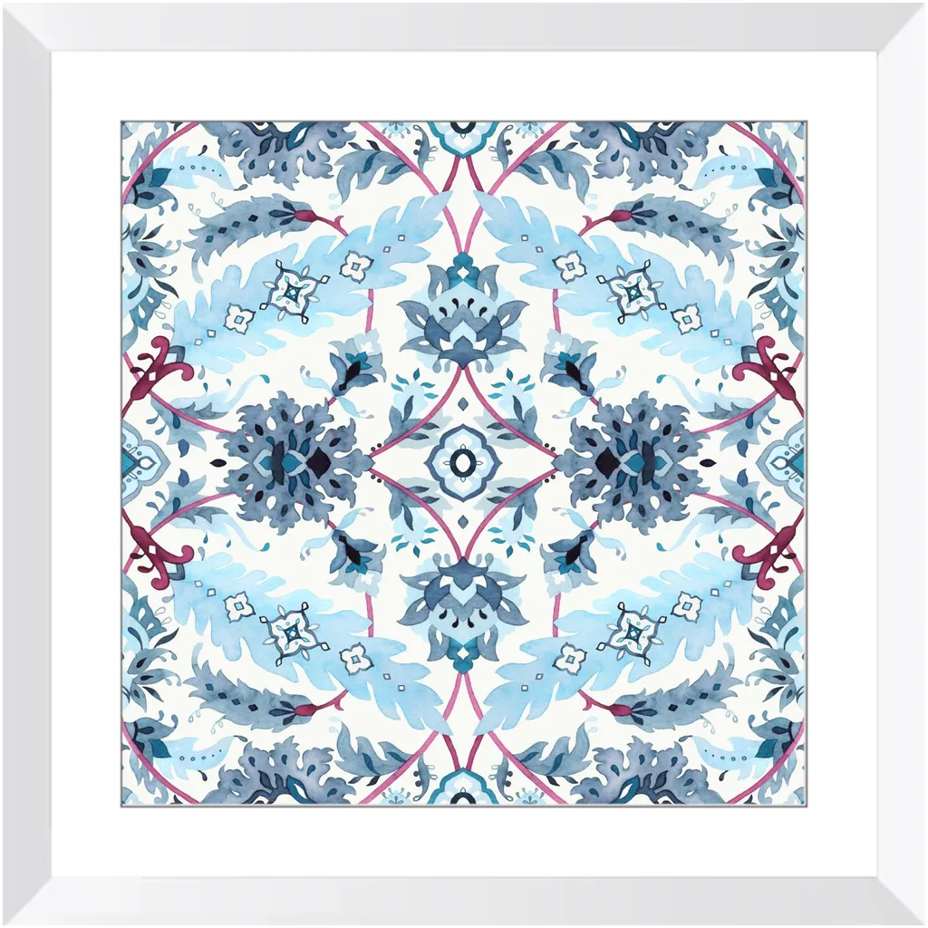 Blue Tile Triptych