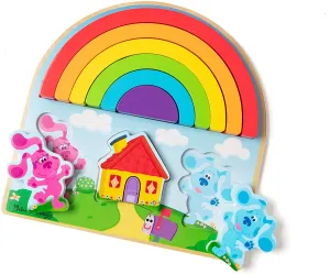 Blue's Clues & You! Wooden Rainbow Stacking Puzzle
