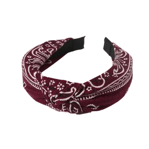Bordeaux Bandana Haarreif