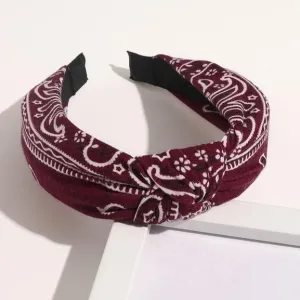 Bordeaux Bandana Haarreif