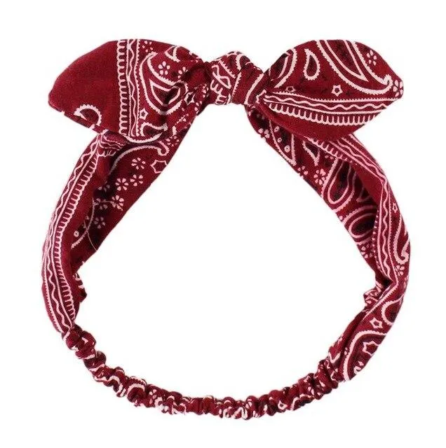 Bordeaux Haarband Bandana