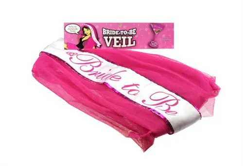 Bride-to-Be Veil - Pink