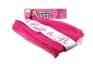 Bride-to-Be Veil - Pink